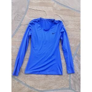 Nike Pro Women's Dry-Fit Long Sleeve Shirt Medium Fitted Activewear